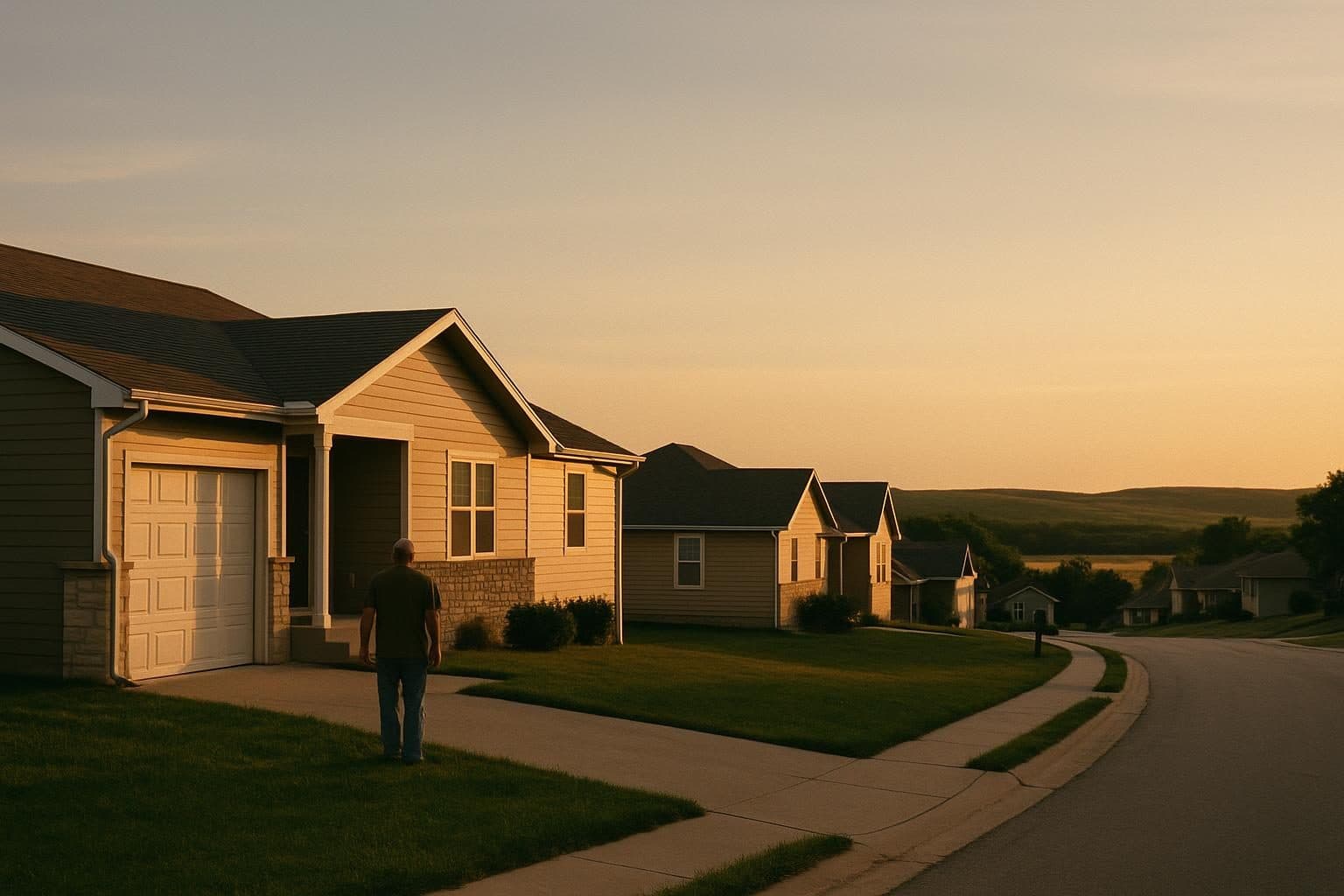 Illustration: housing near Fort Riley, Manhattan, KS